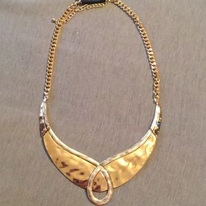 Stunning Gold and Silver Cleopatra Necklace